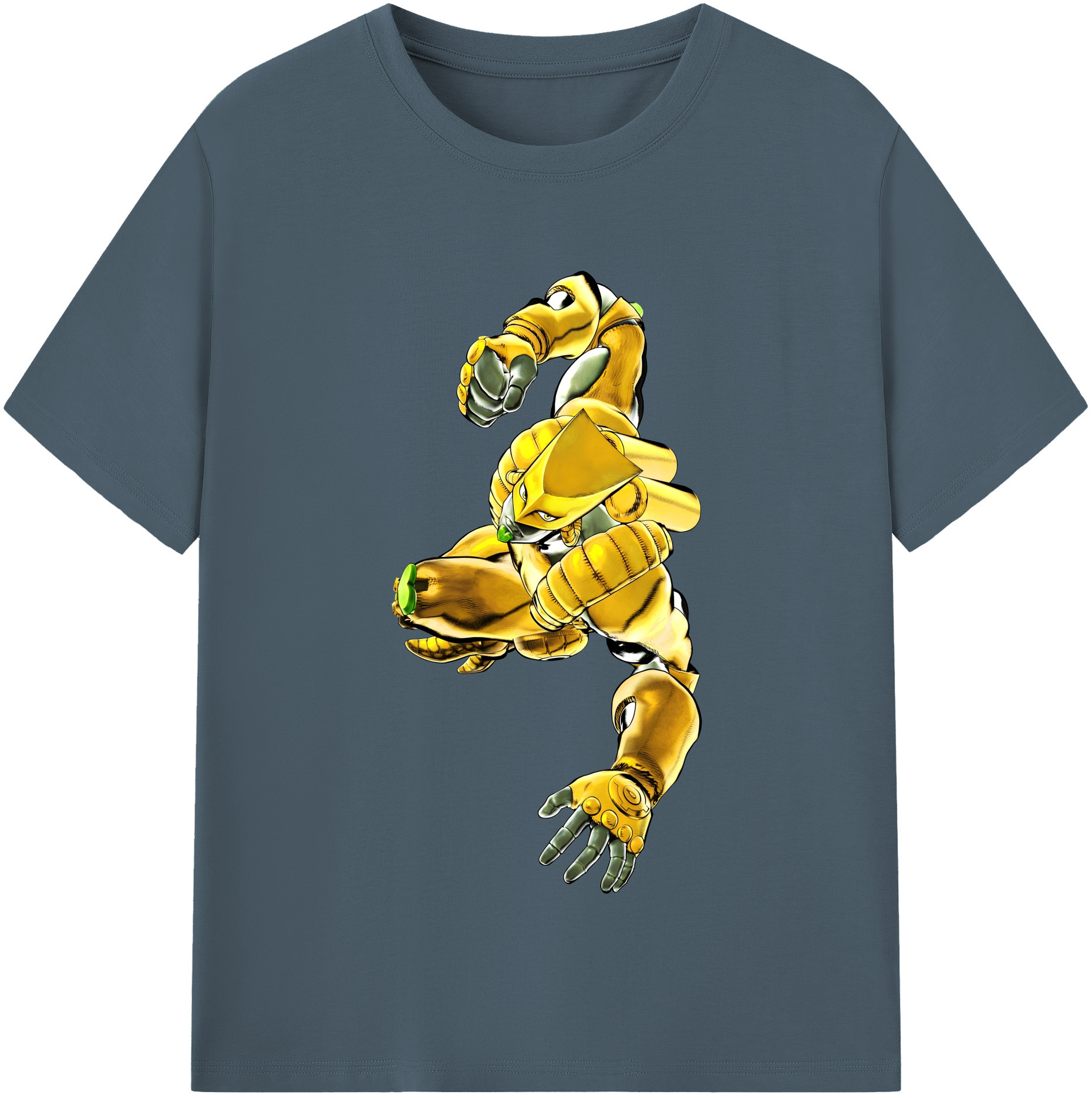 （画像用） ジョジョの奇妙な冒険 ディオ?ブランドー JoJo's Bizarre Adventure Dio Brando 綿100％半袖Tシャツ（フロントプリント）